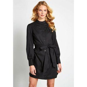 ModCloth A Casual Vision Black Shirt Dress NWT Large